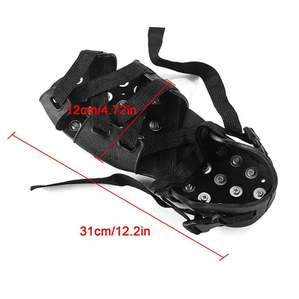 Snow Crampons Non-Slip Shoe Covers Elastic Fit Ice Fishing Shoes Outdoor Mountaineering And Rock Climbing Fishing Supplies