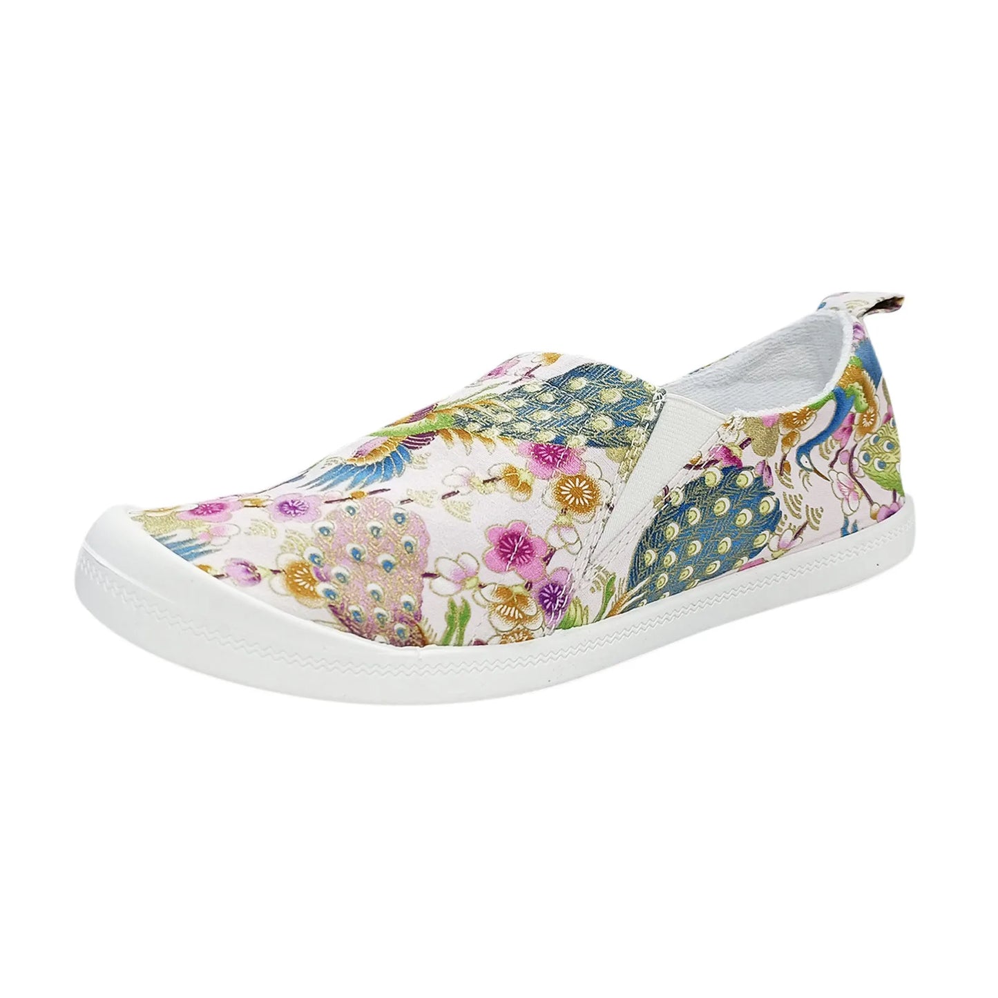 Summer Women Flat Slip On Sneakers Canvas Shoes