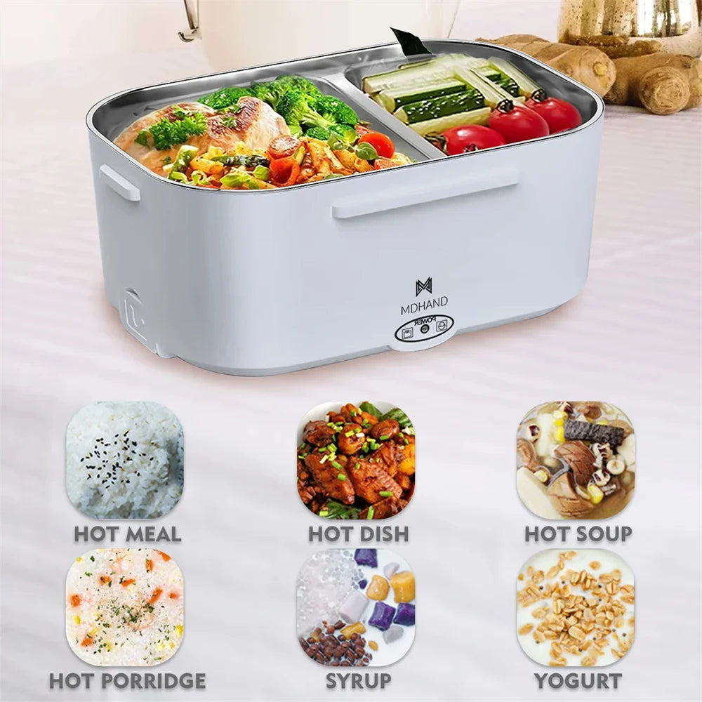 65W 1.5L Electric Lunch Box Food Warmer Portable Food Heater