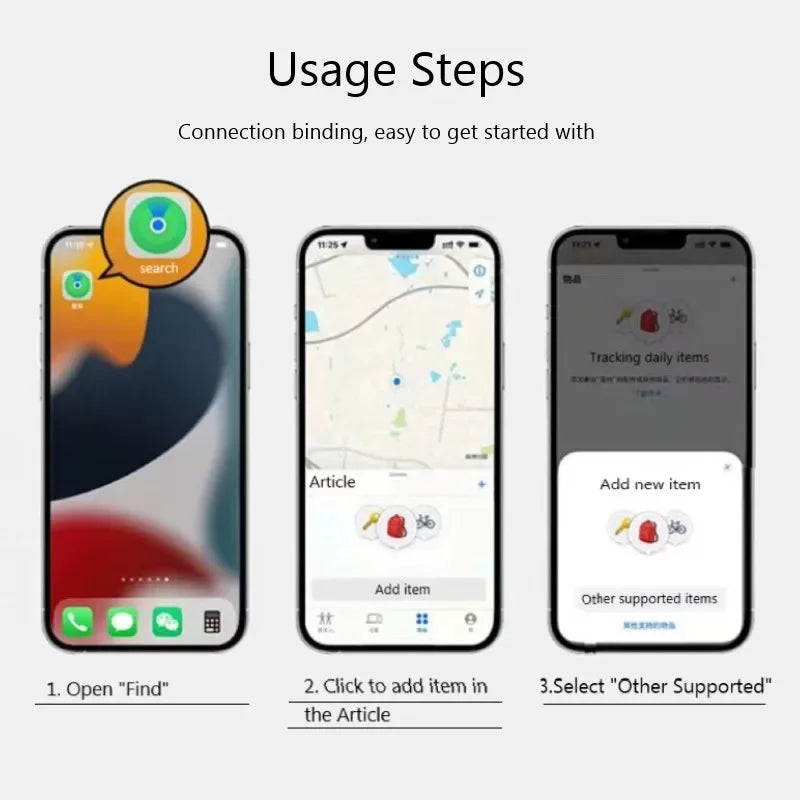 Find My Key Smart iTag Child Finder Pet Car Bluetooth Tracker IOS System