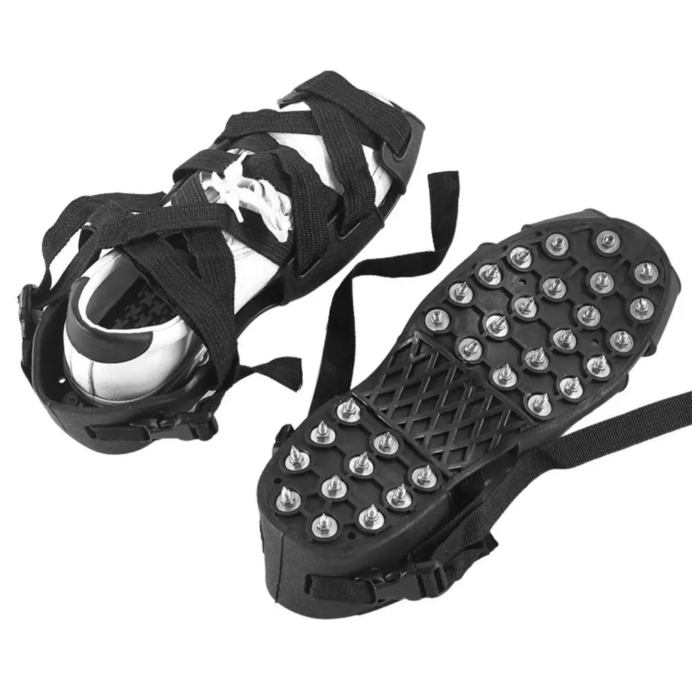 Snow Crampons Non-Slip Shoe Covers Elastic Fit Ice Fishing Shoes Outdoor Mountaineering And Rock Climbing Fishing Supplies