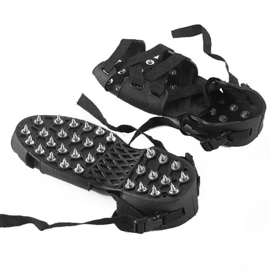 Snow Crampons Non-Slip Shoe Covers Elastic Fit Ice Fishing Shoes Outdoor Mountaineering And Rock Climbing Fishing Supplies