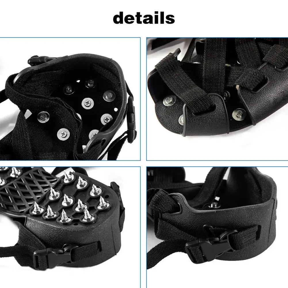 Snow Crampons Non-Slip Shoe Covers Elastic Fit Ice Fishing Shoes Outdoor Mountaineering And Rock Climbing Fishing Supplies