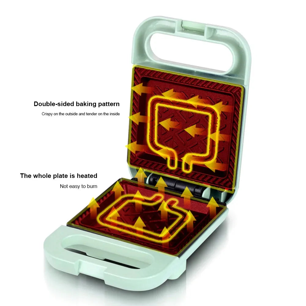 Multifunction Sandwich Maker Toaster Breakfast Making, Machine Kitchen Pan Roast Meat Omelette
