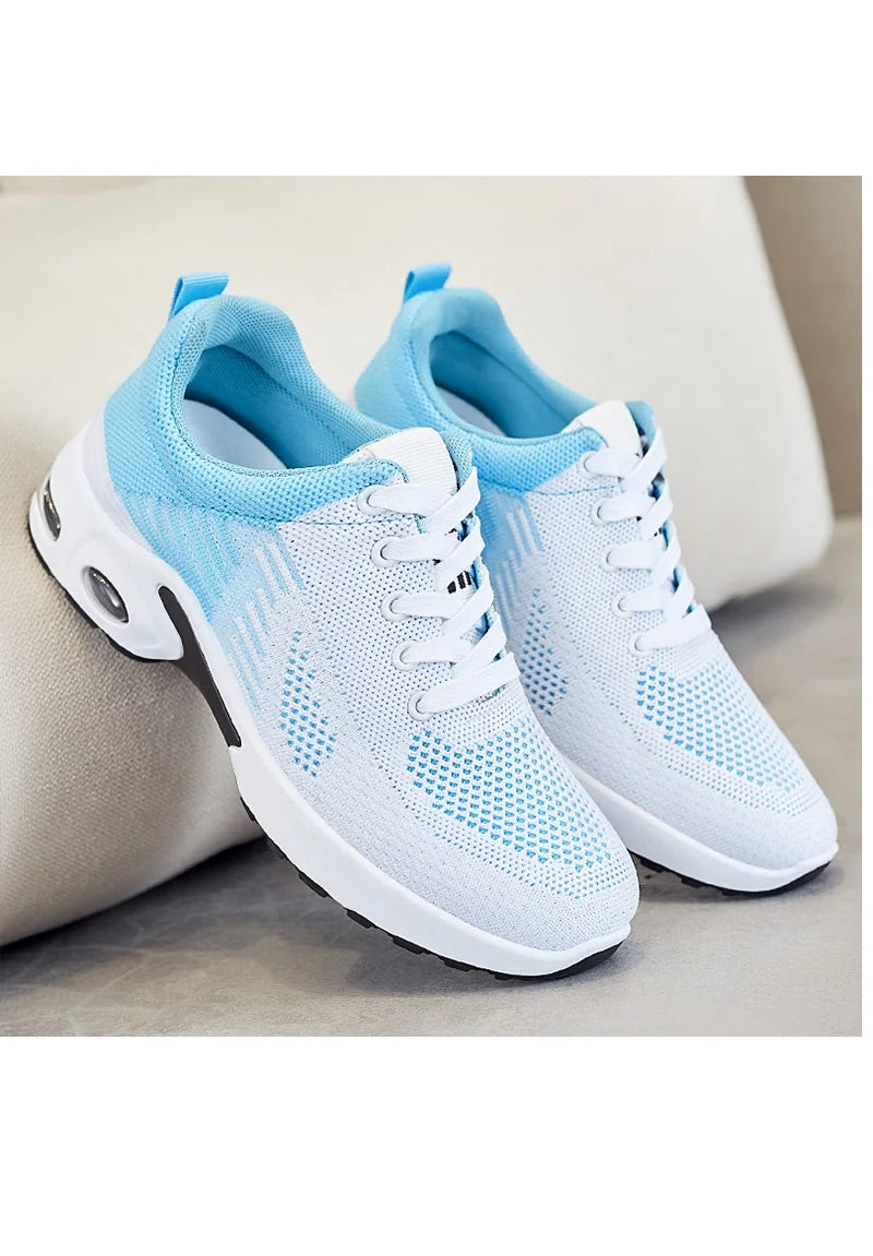 Women's Sports Shoes, Casual Sneakers,Running, Fashion Urltra Light, Knit Breathable