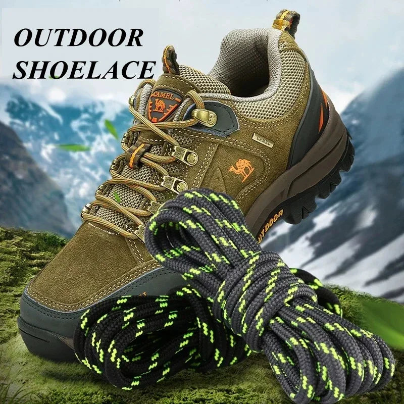Outdoor Shoelaces Sports Casual Round Shoe laces Hiking Slip Rope
