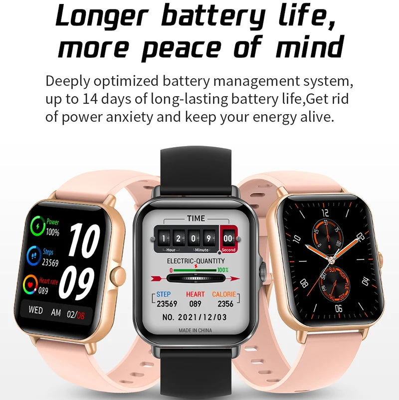 2024 2.01'' Smart Watch Bluetooth for Men Women iPhone Android