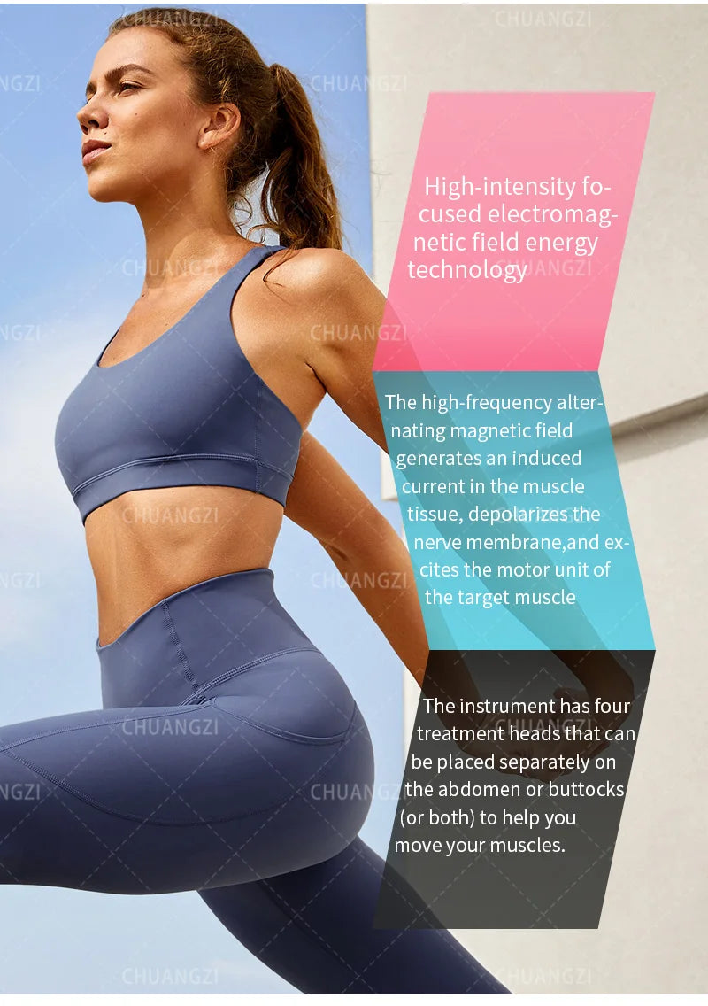Body Sculpting, RF Fat Muscle Stimulation, Abdominal Burning,