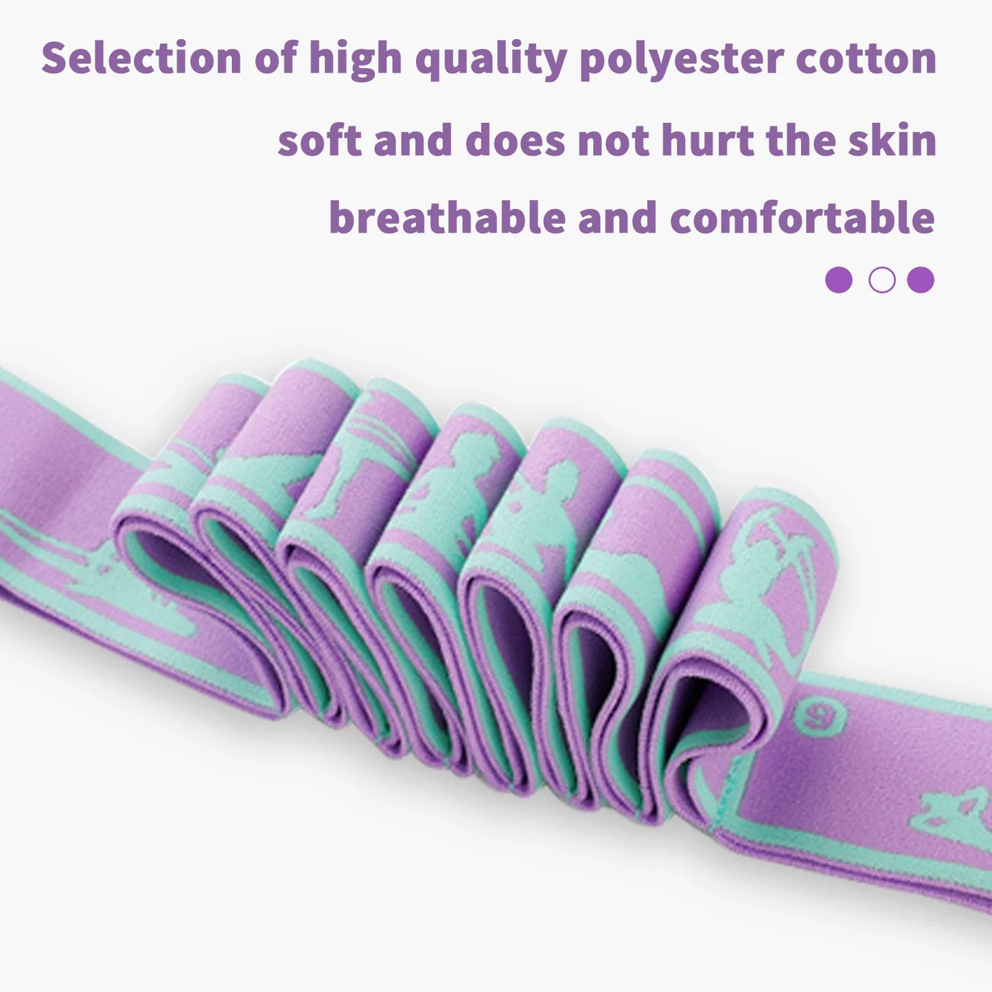 Multi-Section Elastic Yoga Resistance Bands Adult Child Dance Training