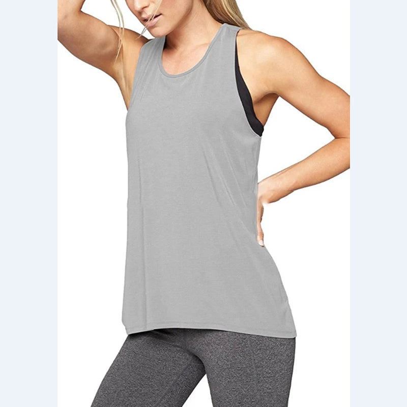 1PC Women's Yoga Shirts Sleeveless,Athletic Fitness Racerback Sports Vest