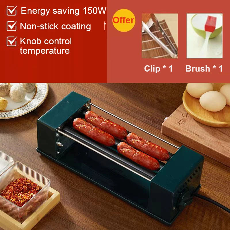 Electric Sausage Machine Multifunction American Hot Dog Kebab Roller