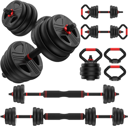 dumbbell set,10/20/35/45/55/70/90lbs Free Weights set with upgraded nut,