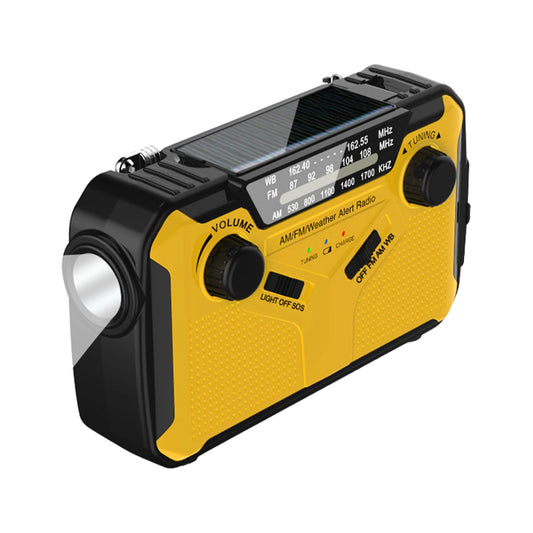 3000mAh Emergency Radio Solar Hand Crank Emergency