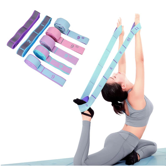 Multi-Section Elastic Yoga Resistance Bands Adult Child Dance Training