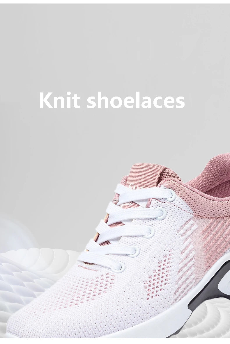Women's Sports Shoes, Casual Sneakers,Running, Fashion Urltra Light, Knit Breathable