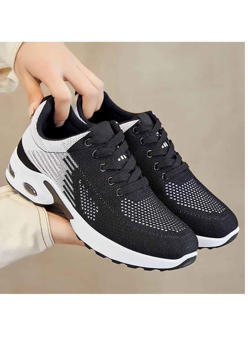 Women's Sports Shoes, Casual Sneakers,Running, Fashion Urltra Light, Knit Breathable