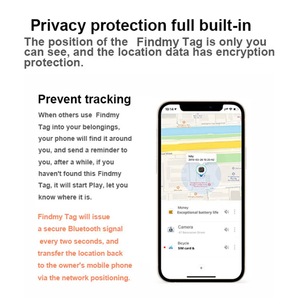 Mini GPS Tracker Anti-lost Alarm Key Child Pet Finder Tracking Device Wireless Bluetooth