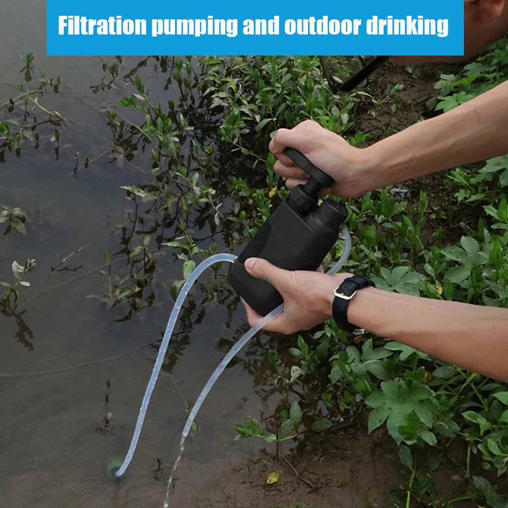 Outdoor Water Filter Filtration System Portable Drinking Water Filtering Survival Tool