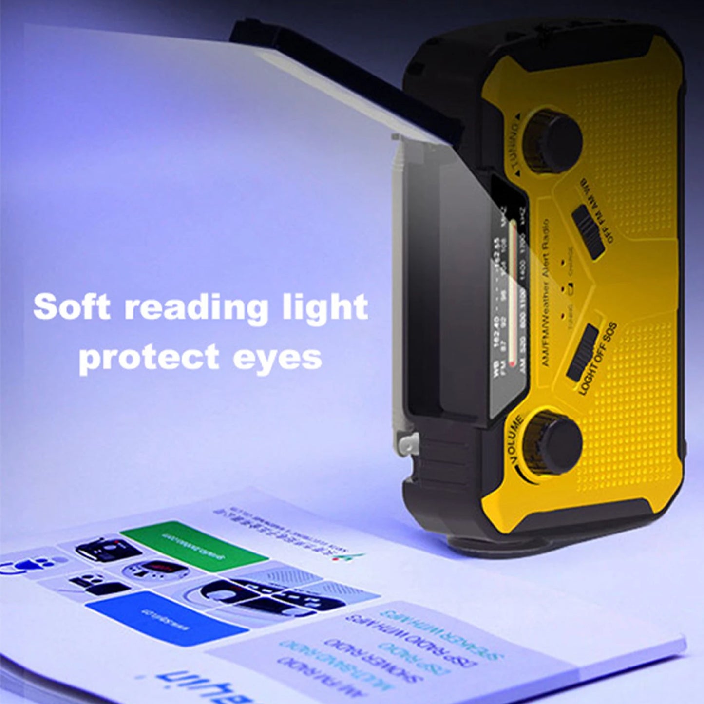 3000mAh Emergency Radio Solar Hand Crank Emergency
