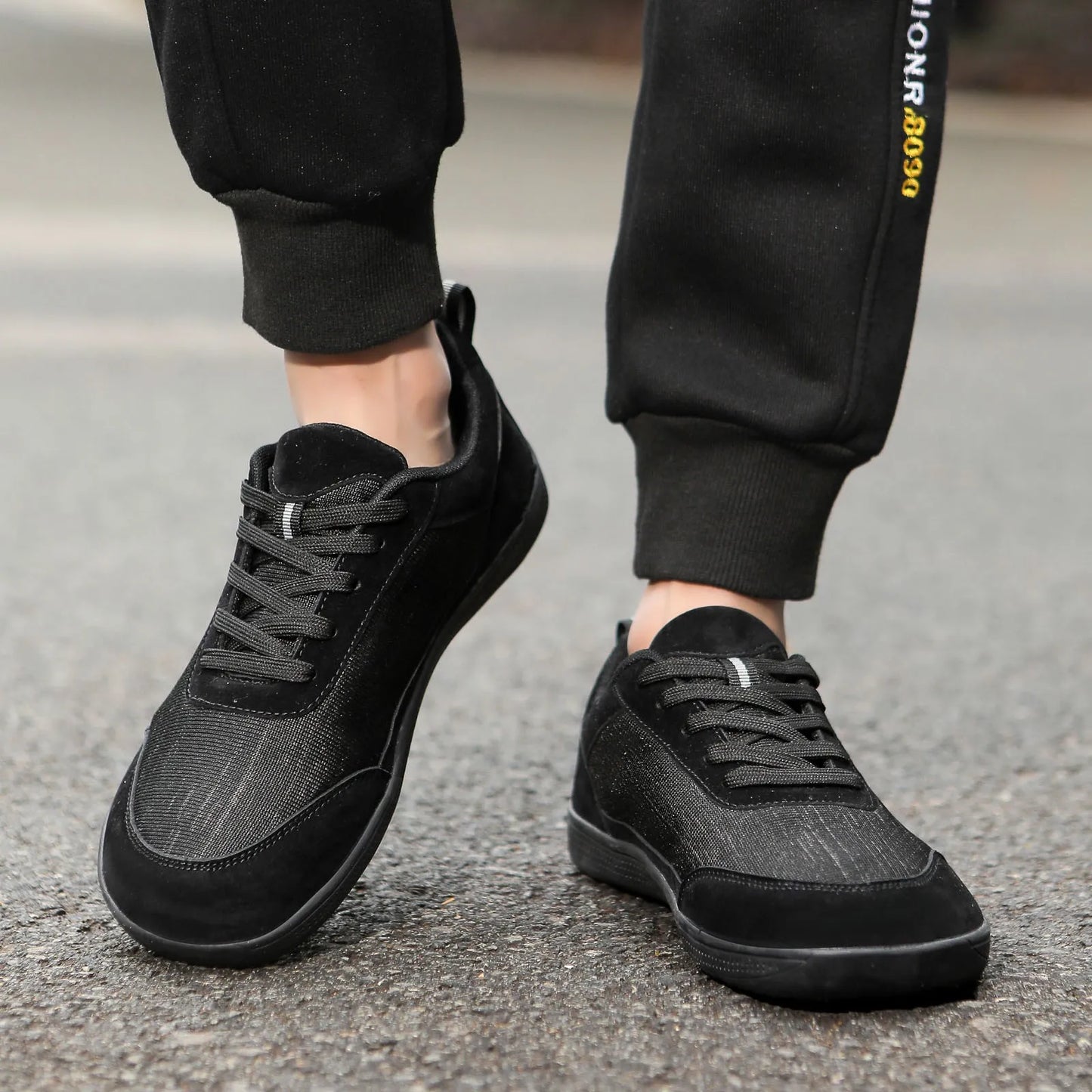 Woman Shoes Couples Pure Color Lace Up Round Head Men'S And Women'S