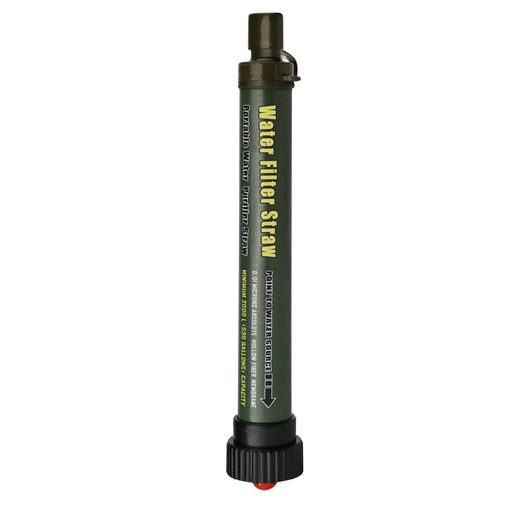 Outdoor Water Filter Filtration System Portable Drinking Water Filtering Survival Tool