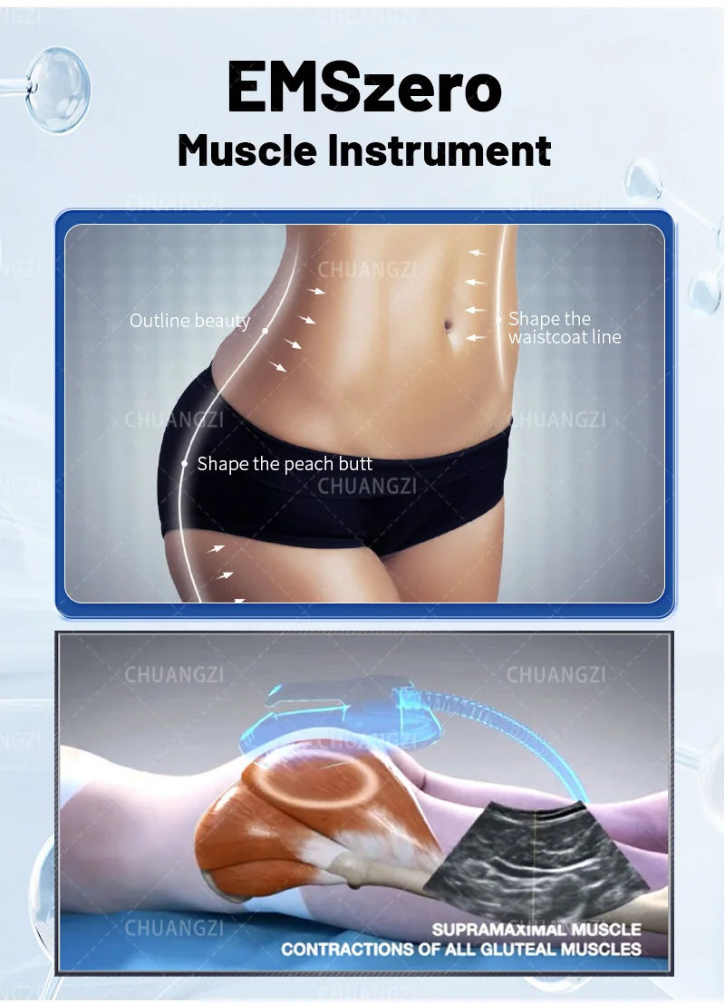 Body Sculpting, RF Fat Muscle Stimulation, Abdominal Burning,