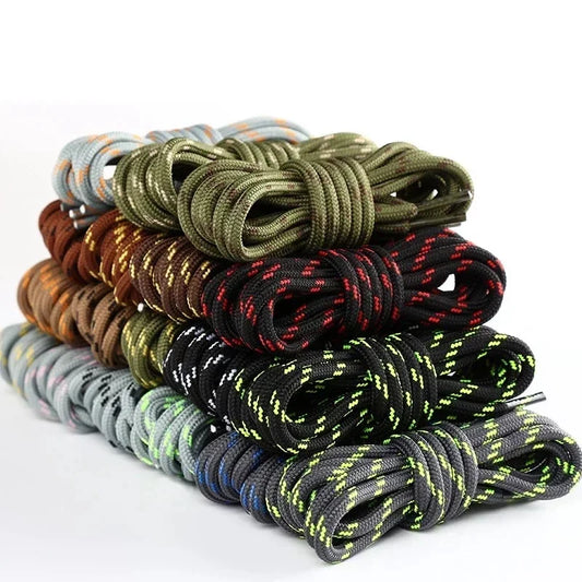 Outdoor Shoelaces Sports Casual Round Shoe laces Hiking Slip Rope