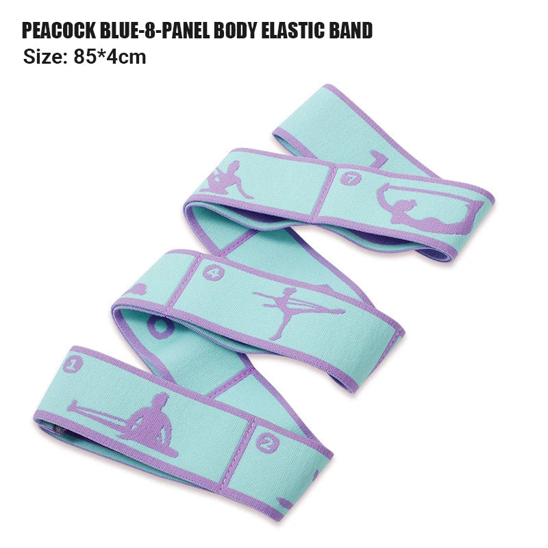 Multi-Section Elastic Yoga Resistance Bands Adult Child Dance Training