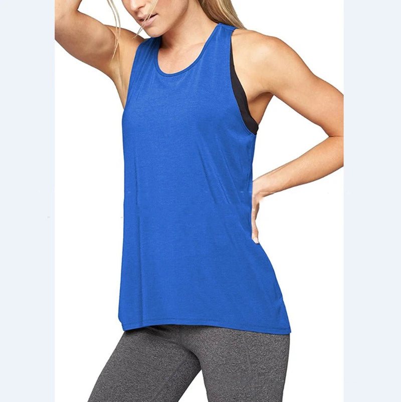 1PC Women's Yoga Shirts Sleeveless,Athletic Fitness Racerback Sports Vest