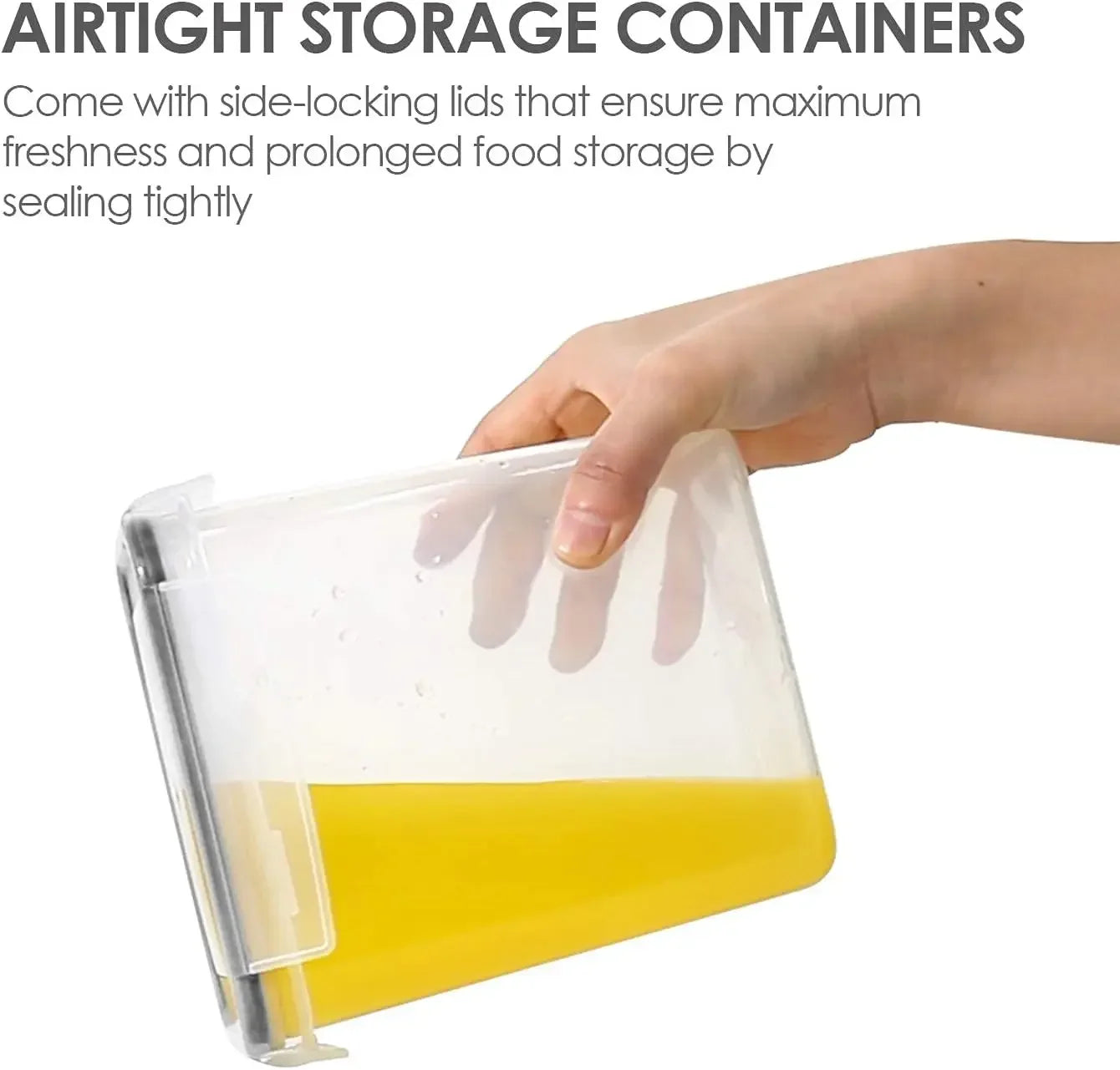 Airtight Food Storage Containers with Lids, 24 pcs Plastic Kitchen and Pantry