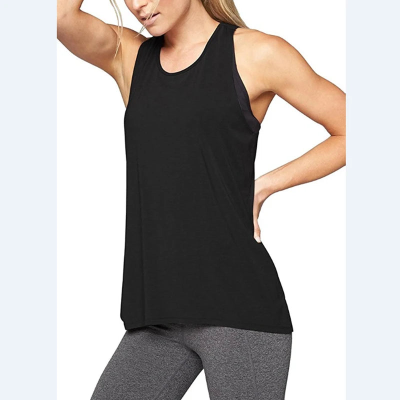 1PC Women's Yoga Shirts Sleeveless,Athletic Fitness Racerback Sports Vest