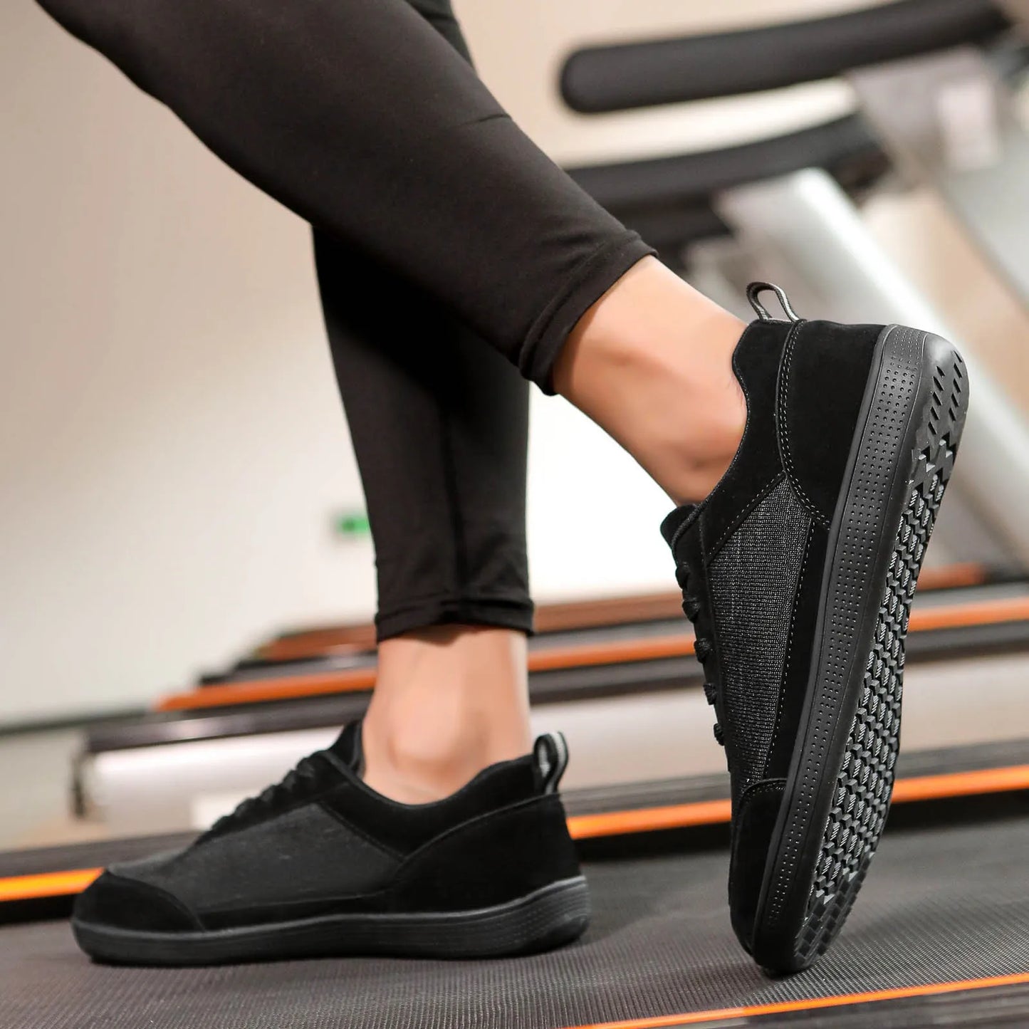Woman Shoes Couples Pure Color Lace Up Round Head Men'S And Women'S