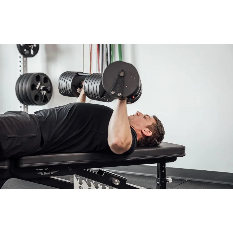 AQRep Fitness Quickdraw Adjustable Dumbbells,Multiple weight