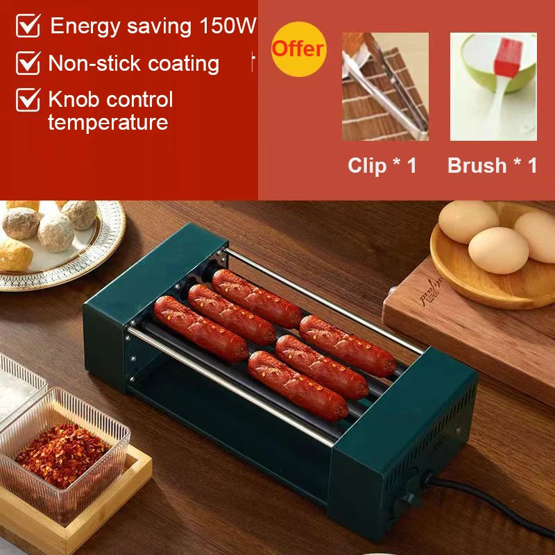 Electric Sausage Machine Multifunction American Hot Dog Kebab Roller