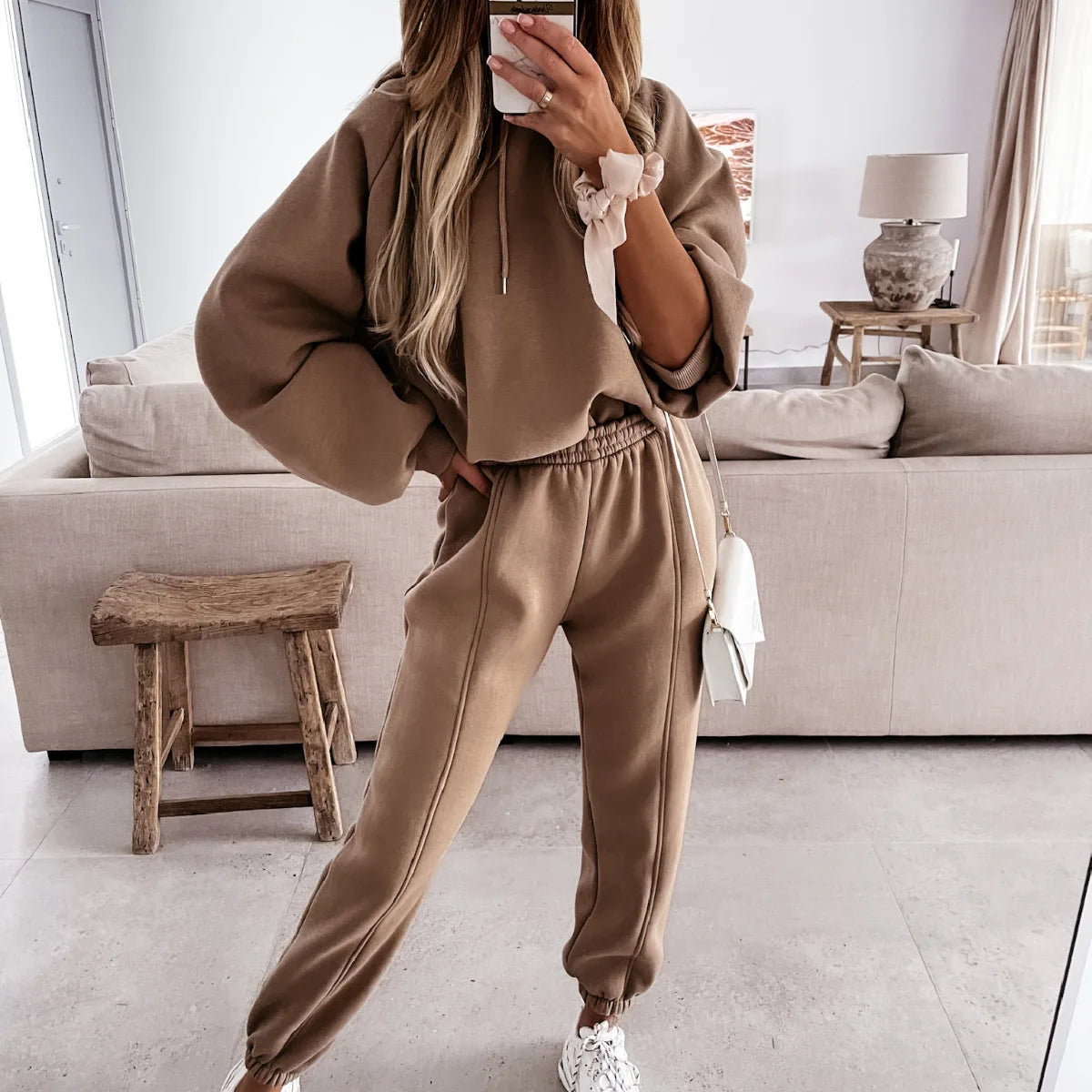 Women Hoodies Sports Tops Pants Tracksuit Sweatshirt  Jogging Long Sleeve Hoodie